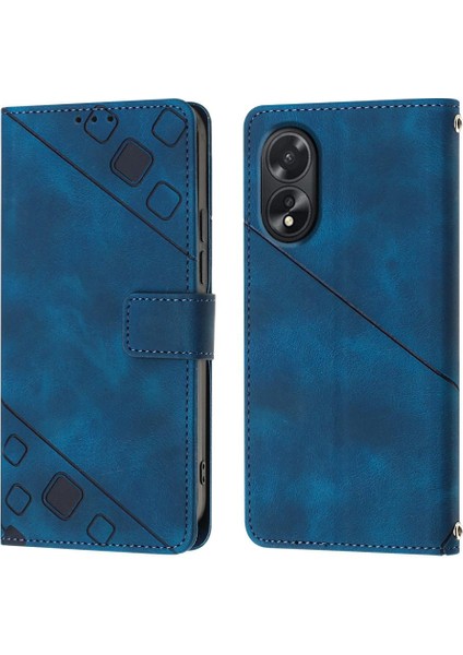 Oppo A38 4g Için Kılıf Manyetik Deri Cüzdan Kapak Çevirin Kart Tutucu (Yurt Dışından)