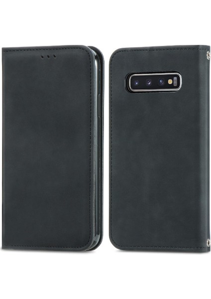 Samsung S10 Artı Flip Kapak Darbeye Deri Kılıf Cüzdan (Yurt Dışından) fırsatları