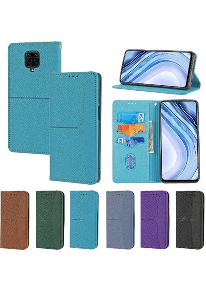 Xiaomi Redmi Için Not 9 Pro Max Kredi Kartı Tutucu Flip Folio Kitap Pu (Yurt Dışından)