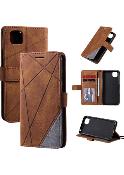 Huawei Huawei P Kart Tutucu Için Kickstand Manyetik Pu Deri Darbeye Dayanıklı (Yurt Dışından) modelleri