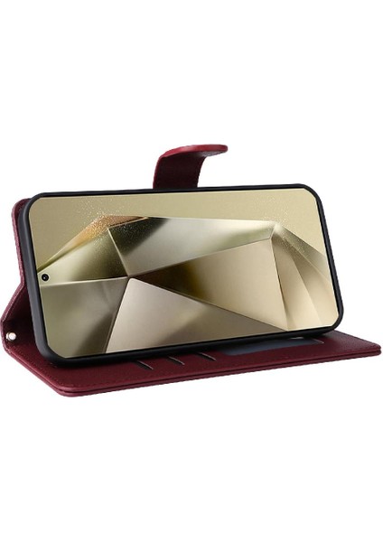 Samsung Galaxy S24 Için Flip Case Ultra Cüzdan Basit Iş Darbeye (Yurt Dışından)