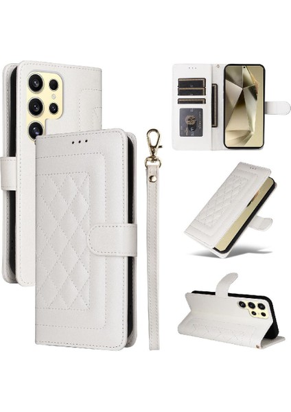 Samsung Galaxy S24 Için Flip Case Ultra Cüzdan Basit Iş Darbeye (Yurt Dışından)