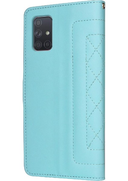 Samsung Galaxy A71 Için Flip Case Darbeye Basit Iş Cüzdan Kılıf (Yurt Dışından) fırsatları