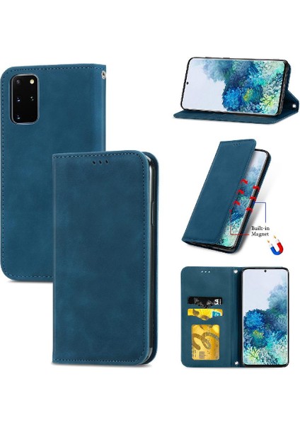 Samsung S20 Artı Basit Iş Kapak Çevirin Kılıf Cüzdan (Yurt Dışından)