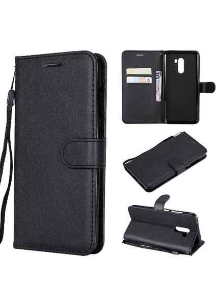 Kart Yuvası ile Xiaomi Poco F1 Iş Cüzdan Telefon Kılıfı Için Flip Case (Yurt Dışından)
