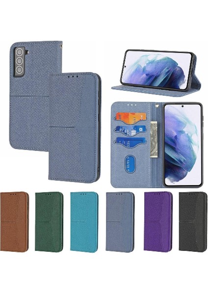 Samsung Galaxy S23 Için Kılıf Pu Deri Kapak Çevirin Folio Kitap El Cüzdan (Yurt Dışından)