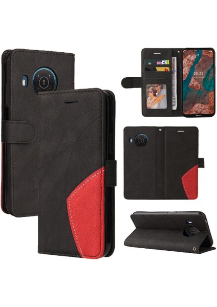 Nokia X10/X20 Pu Deri Flip Folio Kılıf Kickstand Koruyucu (Yurt Dışından) fiyatları