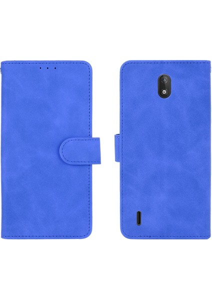 Nokia C2 Koruyucu Kapak Kartı Ekleme Deri Folio Flip Için Kılıf (Yurt Dışından)