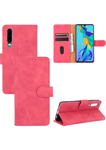 Kart Tutucu Kickstand Koruyucu Kapak Kartı ile Huawei P30 Için Kılıf (Yurt Dışından)