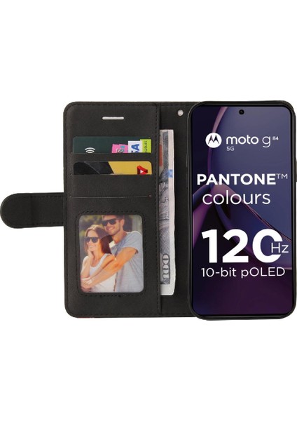 Kart Yuvası Standı Kickstand Koruyucu Pu ile Motorola G84 5g Için Kılıf (Yurt Dışından) indirimleri
