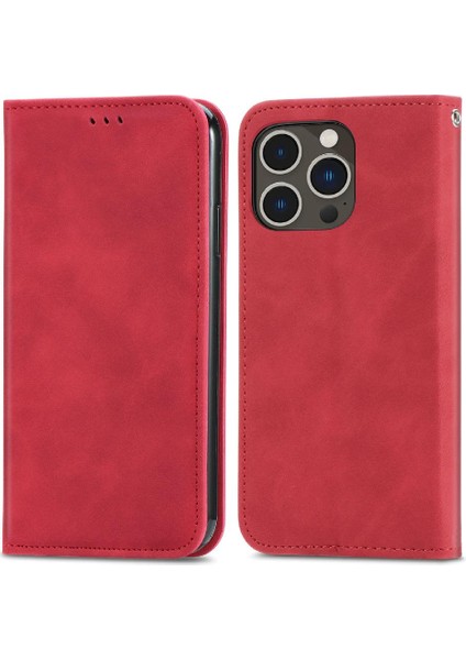 Iphone 14 Pro Basit Iş Darbeye Dayanıklı Cüzdan Deri Kılıf (Yurt Dışından) indirimleri