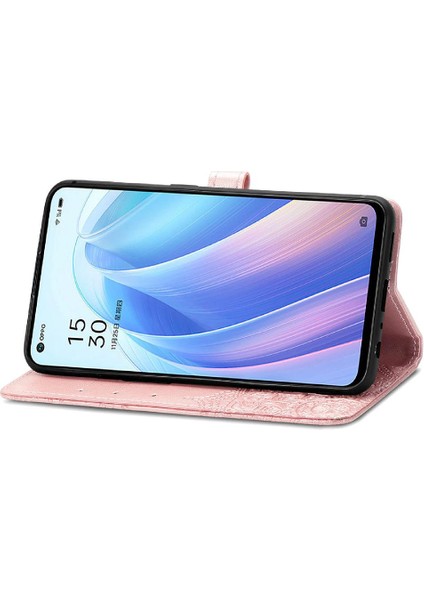 Oppo Oppo 7 Darbeye Kapak Kapak Için Kılıf Zarif Desen Deri (Yurt Dışından) fiyatları