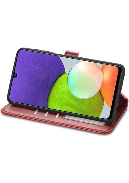 Samsung Galaxy A22 4g Cüzdan Fonksiyonu Için Kılıf Deri Kılıf Moda Çevir (Yurt Dışından)