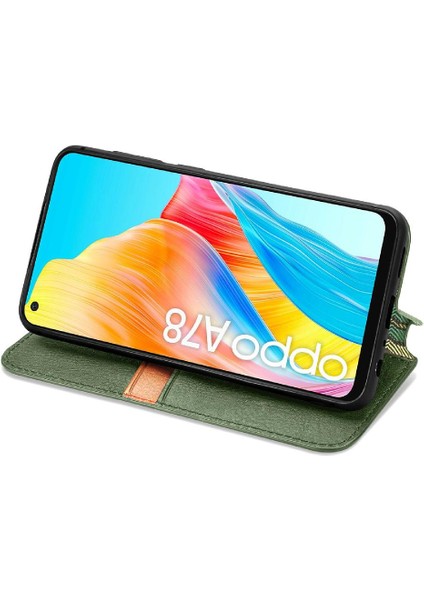 Oppo A78 4g Cüzdan Fonksiyonu Için Kılıf Deri Kılıf Zarif Iş Çevirme (Yurt Dışından) fiyatları