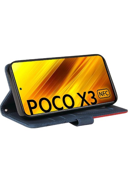 Xiaomi Poco X3/x3 Pro/x3 Nfc Kickstand Koruyucu Pu Deri Flip Case (Yurt Dışından)