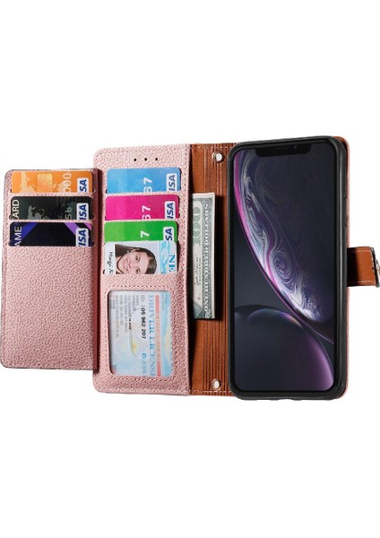 Iphone Xr Cüzdan Kordon Fermuar Deri Kılıf Aşk (Yurt Dışından)