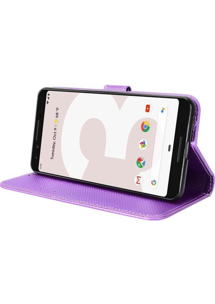 Google Piksel 3 Kickstand Kart Tutucu Kapak Manyetik Cüzdan Için Kılıf (Yurt Dışından) fırsatları
