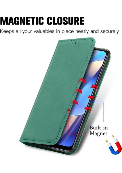 Oppo A16 Için Kılıf Deri Kılıf Cüzdan Kordon Basit Iş Fermuar (Yurt Dışından) fırsatları