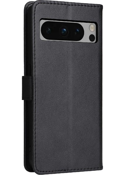 Google Piksel 8 Pro Klasik Düz Renk Yüksek Kaliteli Deri Için Flip Case (Yurt Dışından) indirimleri
