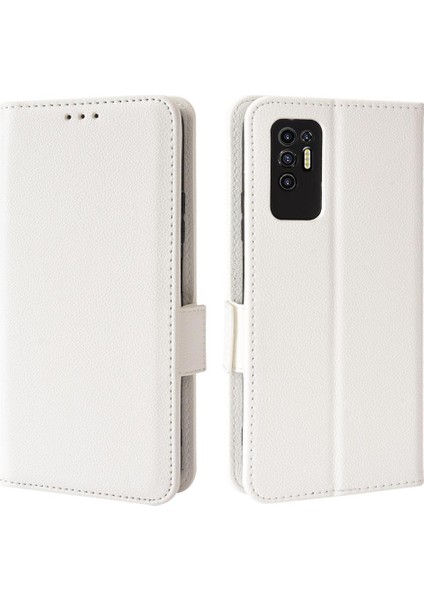Tecno Pova 2 Yan Toka Manyetik Pu Deri Kart Yuvaları Tutucu Için Kılıf (Yurt Dışından)