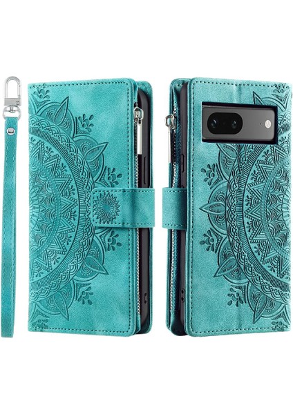 Kırmızı Dikey Çizgili Mikrofiber Astar Pu ile Google Pixel 7 Pro Için Kılıf (Yurt Dışından)