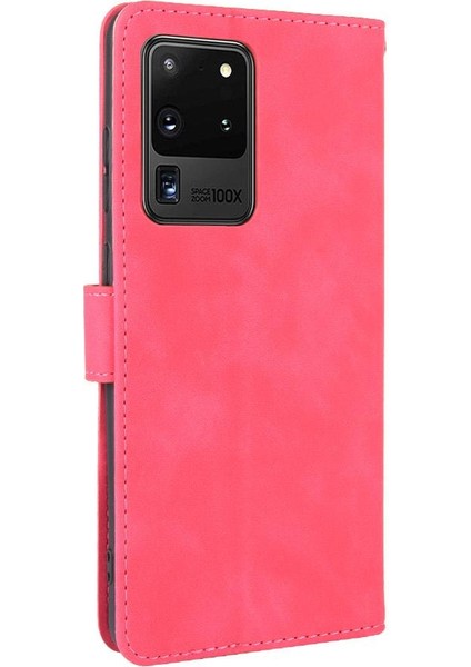 Kart Tutucu Kickstand Kart Kapak ile Samsung Galaxy S20 Ultra Için Kılıf (Yurt Dışından)