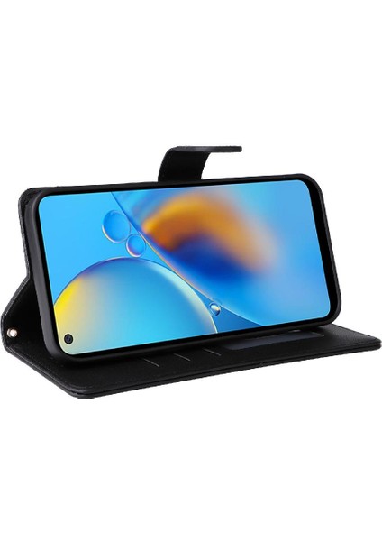 Oppo A74 Için Flip CASE/A95 4g Darbeye Cüzdan Basit Iş Deri (Yurt Dışından) modelleri