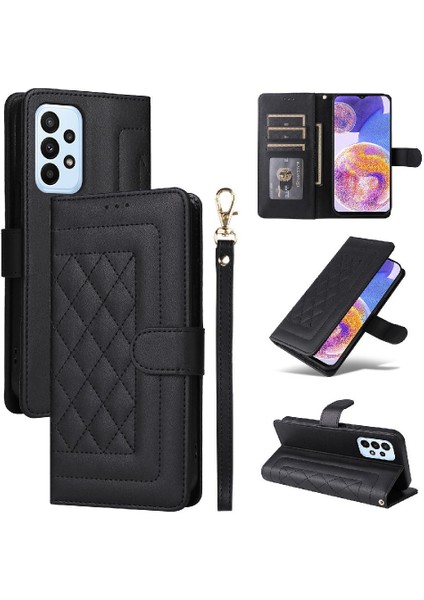 Samsung Galaxy A23 4g Için Flip Case/5g Darbeye Cüzdan Deri Kılıf (Yurt Dışından)