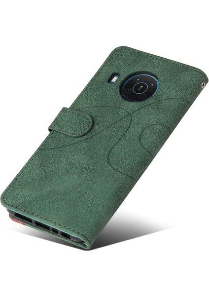 Nokia X10/X20 Pu Deri Flip Folio Kılıf Kickstand Koruyucu (Yurt Dışından) fırsatları