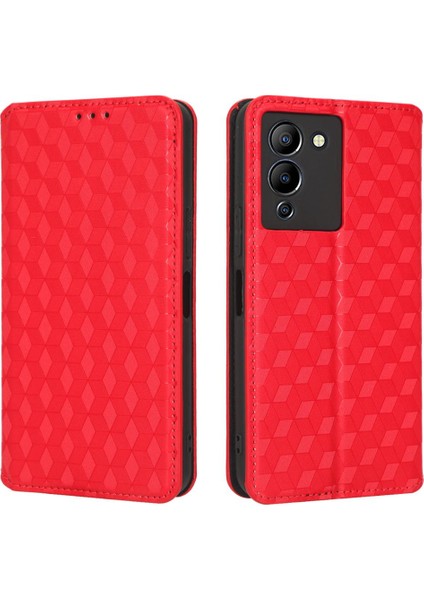 Infinix Not 12 G96 Için Kılıf Cüzdan Kart Yuvaları Tutucu Pu Deri 3D (Yurt Dışından)