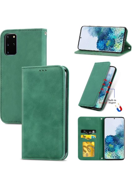 Samsung S20 Artı Basit Iş Kapak Çevirin Kılıf Cüzdan (Yurt Dışından)