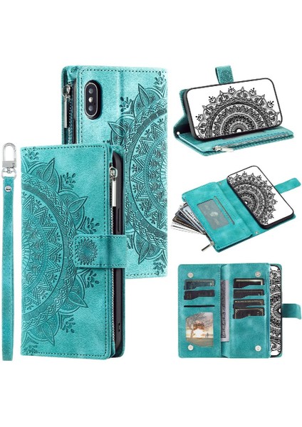 Kırmızı Dikey Çizgili Karbon Fiber Pu Eklenmiş IPhone Xs Max Için Kılıf (Yurt Dışından)