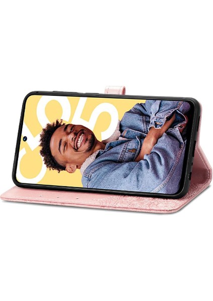 Realme C55 Zarif Desen Kapak Kapak Kılıf Için Kılıf Basit (Yurt Dışından)