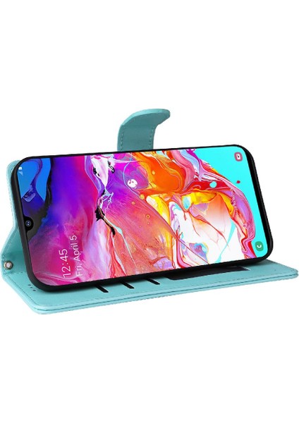 Samsung Galaxy A70 Basit Iş Deri Kılıf Için Flip Case Darbeye (Yurt Dışından) modelleri