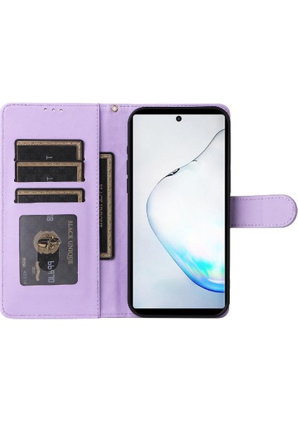 Samsung Galaxy Not 10 Artı Basit Iş Deri Kılıf Için Flip Case (Yurt Dışından)