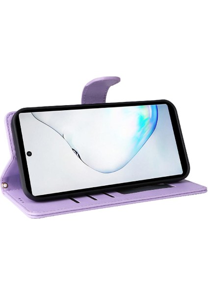 Samsung Galaxy Not 10 Artı Basit Iş Deri Kılıf Için Flip Case (Yurt Dışından)