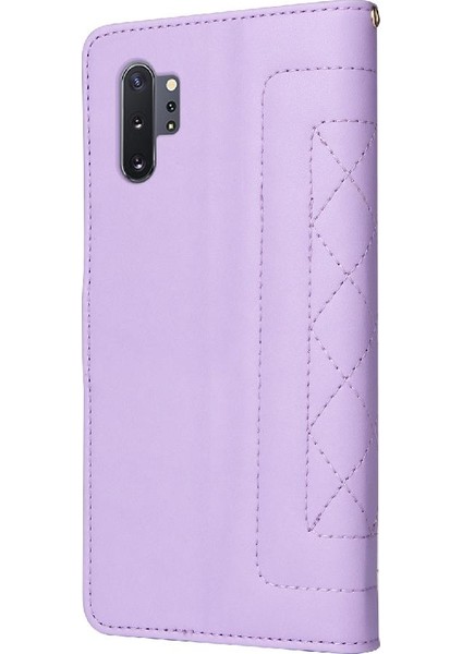 Samsung Galaxy Not 10 Artı Basit Iş Deri Kılıf Için Flip Case (Yurt Dışından)