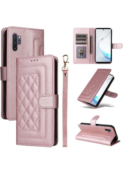 Samsung Galaxy Not 10 Artı Basit Iş Deri Kılıf Için Flip Case (Yurt Dışından)