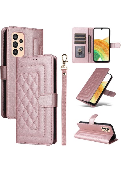 Samsung Galaxy A33 5g Için Flip Case Kapak Kılıf Cüzdan Basit (Yurt Dışından)