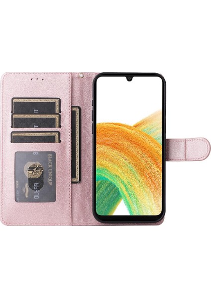 Samsung Galaxy A33 5g Için Flip Case Kapak Kılıf Cüzdan Basit (Yurt Dışından)
