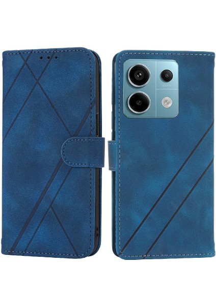 Xiaomi Poco X6 5g Kredi Kartı Tutucu Için Pu Deri Kapak Durumda Bilek (Yurt Dışından)