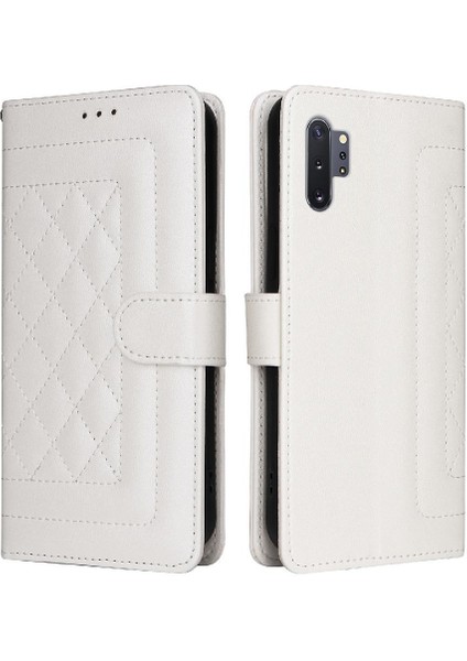 Samsung Galaxy Not 10 Artı Basit Iş Deri Kılıf Için Flip Case (Yurt Dışından)