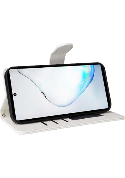Samsung Galaxy Not 10 Artı Basit Iş Deri Kılıf Için Flip Case (Yurt Dışından)