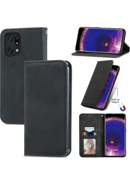 Oppo Bulmak Için Kılıf X5 Pro Fermuar Cüzdan Deri Kılıf Kordon Basit (Yurt Dışından)