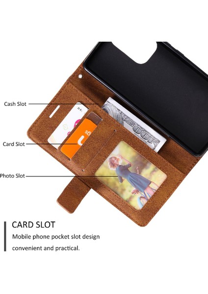 Samsung Galaxy A23 4g/5g Kart Tutucu Kickstand Pu Deri Cüzdan (Yurt Dışından)