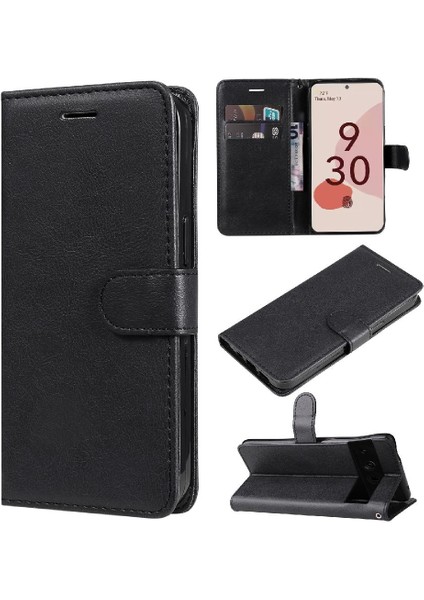 Kart Yuvası Telefon ile Google Piksel 7 Pro Yüksek Kalite Deri Için Flip Case (Yurt Dışından)