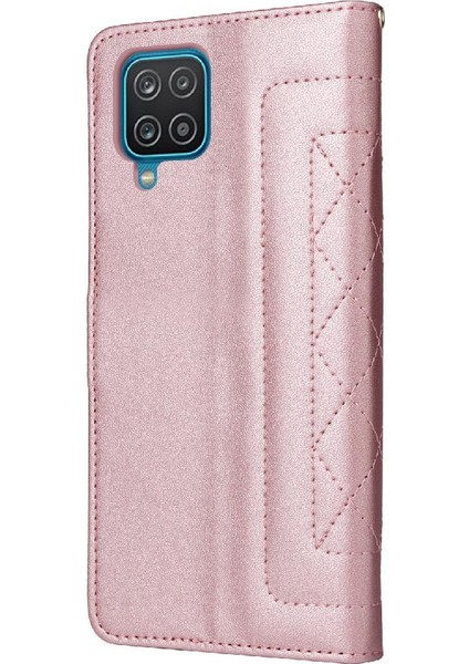 Samsung Galaxy A12 Için Flip CASE/M12 Basit Iş Kapak Kapak Darbeye (Yurt Dışından) indirimleri