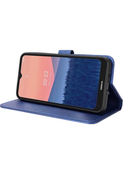 Nokia C21 Kart Tutucu Manyetik Cüzdan Kapak Kickstand Için Kılıf (Yurt Dışından) modelleri