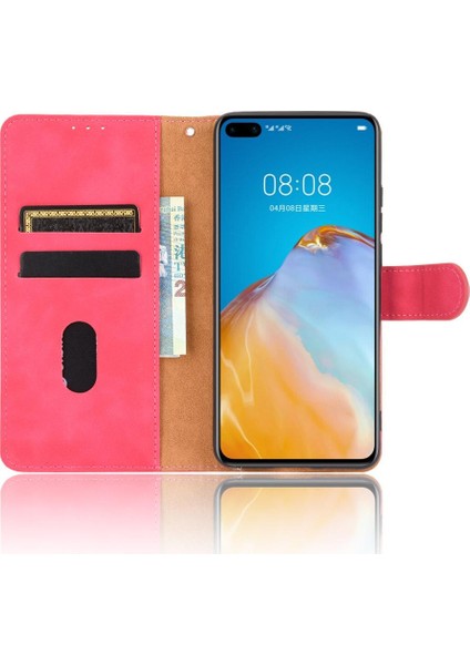 Kart Tutucu Kickstand Koruyucu Kapak ile Huawei P40 Için Kılıf Tam (Yurt Dışından) indirimleri