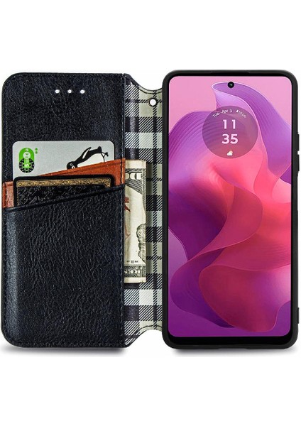 Motorola Moto G24 Zarif Iş Moda Tasarım Cüzdan Kılıf (Yurt Dışından) modelleri